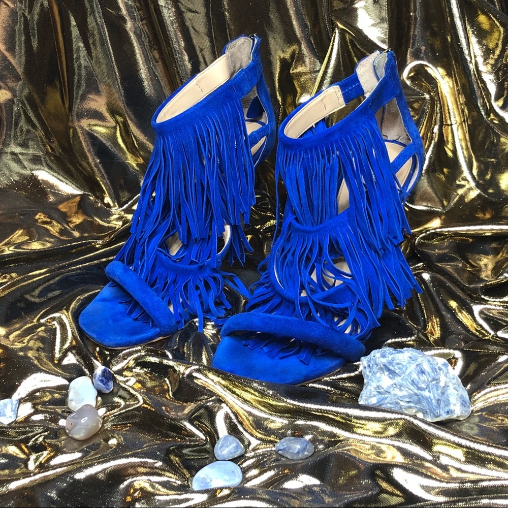 Steve Madden fringly heel